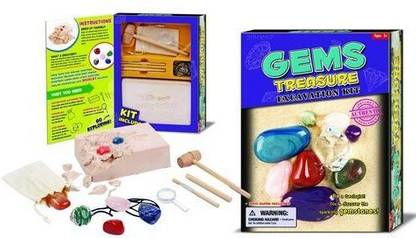 Tedco Treasure Excavation Kit - Dig & Discover Gemstones!