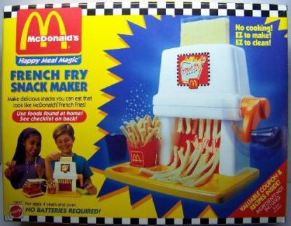 Vtg 1993 Mattel McDonalds Happy Meal Magic Frozen Fruit Snack Maker 10334 CIB for sale online