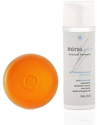 Mirai Clinical Persimmon Soap Bar And Body Serum