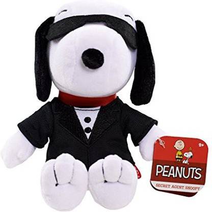 Peanuts Snoopy Secret Agent Bean Plush  - 3.3 inch