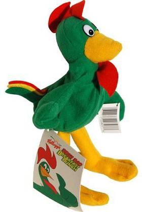 Kellogg's Corny - Cornelius The Rooster - Breakfast Cereal Bunch Bean Bag Plush  - 8 inch