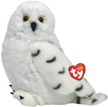Beanie Buddies Ty - Hootie The Snow Owl  - 6 inch