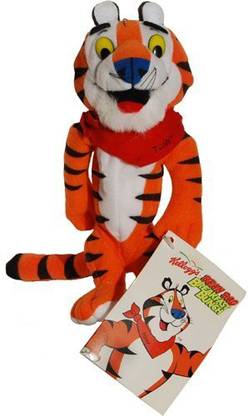 Kellogg's Tony The Tiger - Breakfast Cereal Bunch Bean Bag Plush  - 7 inch