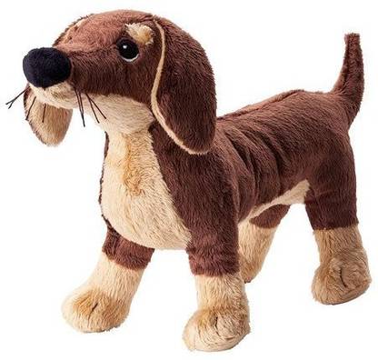 IKEA Stuffed Animal Dog Puppy Plush Soft Toy, , Smaslug 802.604.47  - 3.3 inch