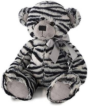 Nat And Jules Zebra Print Bear Plush Toy  - 4.3 inch