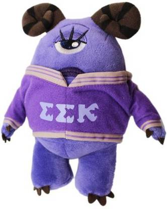 DISNEY Monsters University Eek Violet Steslicki Stuffed Plush Doll  - 3.2 inch