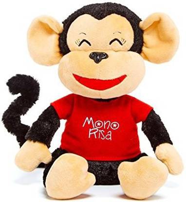 Aziam Yoga Mono Risa Laughing Monkey Plush Toy  - 2.6 inch
