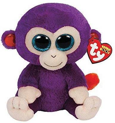 Claire's Accessories Ty Beanie Boos Small Grapes The Monkey Plush Toy  - 2 inch