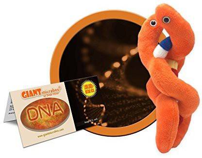 GIANT Microbes - Dna (Deoxyribonucleic Acid) Educational Plush  - 3.5 inch