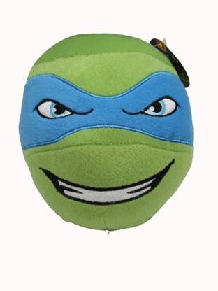 NICKELODEON Teenage Mutant Ninja Turtle Head Plush Ball (Leonardo)  - 5.6 inch
