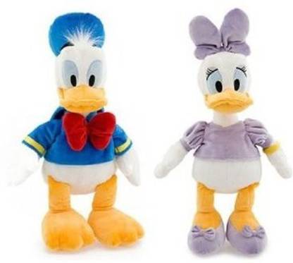 DISNEY Ducks Bean Bag Plush Set - Donald And Daisy Duck  - 2.9 inch