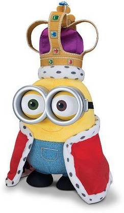 Despicable Me Minions Movie Electronic King Bob Plush  - 1 inch