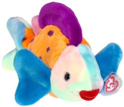 Beanie Babies Lips The Fish Beanie Buddy  - 3.5 inch