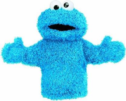 GUND Cookie Monster Hand Puppet Hand Puppets