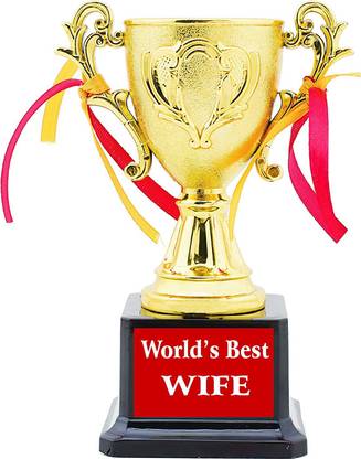 AARK INDIA Best Wife Trophy/Award/Gift By Aark India(PC 00239) By Aark India Trophy