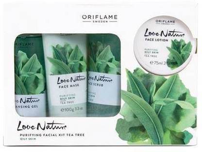 Oriflame Sweden Love Nature Facial Kit Tea Tree