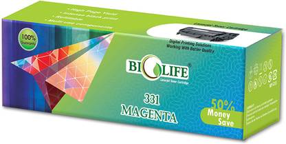 BIOLIFE 331 Compatible Toner Cartridge for Canon Printer MF 8210Cn, MF 8280Cw Magenta Ink Toner