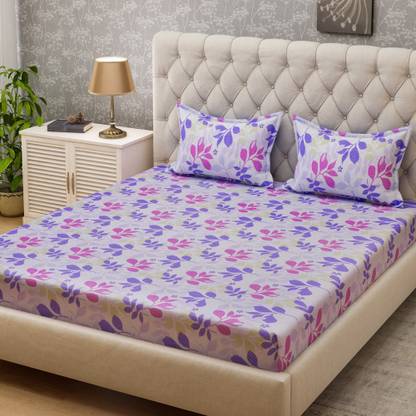 Bombay Dyeing Cotton Double Printed Flat Bedsheet