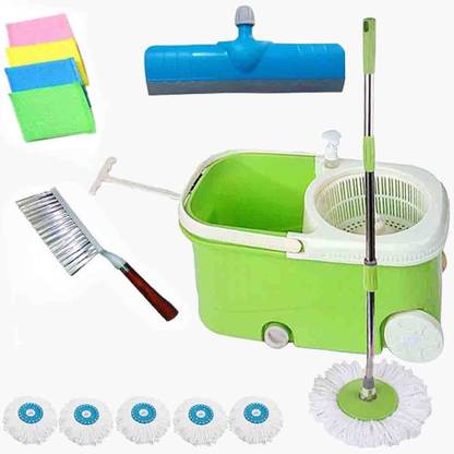 V-MOP 234624 Mop Set, Floor Wiper, Scrub Pad