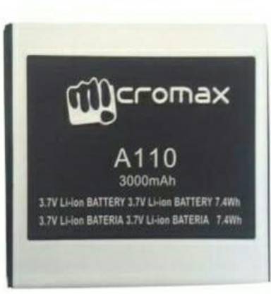 Micromax Mobile Battery For  Micromax A110 Canvas 2
