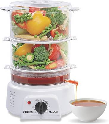 HILTON 3 layer Multi Steam Cooker Food Steamer