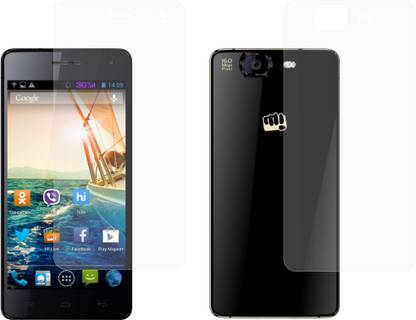 CASE CREATION Front and Back Screen Guard for Micromax Canvas Knight A350