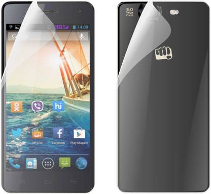 CASE CREATION Front and Back Screen Guard for Micromax Canvas Knight A350