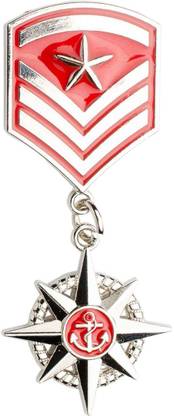 the tie hub Ark Red Star badge Lapel Pin Brooch