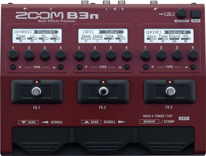 ZOOM B3n Multi-Effects Processor for Bassists Guitar Processor