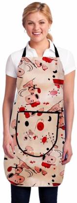 Supreme Home Collective Nylon Home Use Apron - Free Size