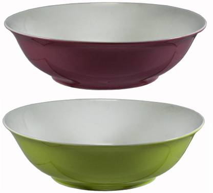 La Platina Porcelain Serving Bowl Color Bowl Set of 2