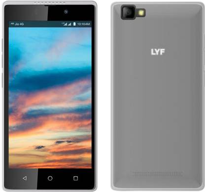 CASE CREATION Back Cover for LYF Wind 7i Ultra Thin Perfect Fitting 0.3mm Crystal Clear Totu Silicone Transparent Full Flexible Soft Corner protection Cover Guard with TPU Slim-fit Back Case