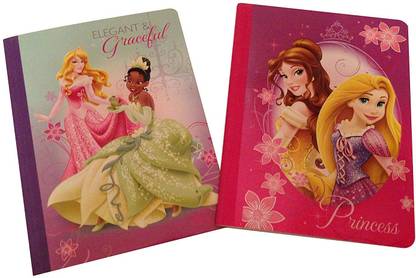 DISNEY Princess Assorted Notebook Ruled 100 Pages