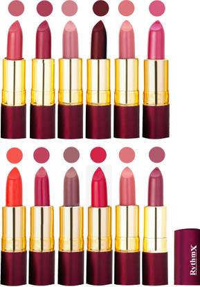 RYTHMX Dry Matte Lipstick Combo Set Of 12 Pcs 112