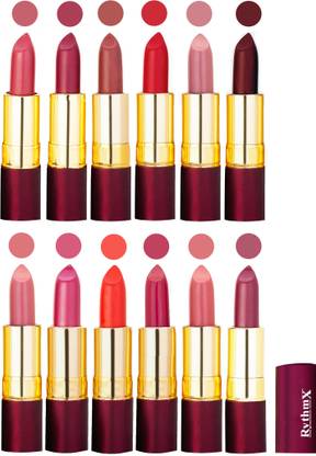 RYTHMX Dry Matte Lipstick Combo Set Of 12 Pcs 111