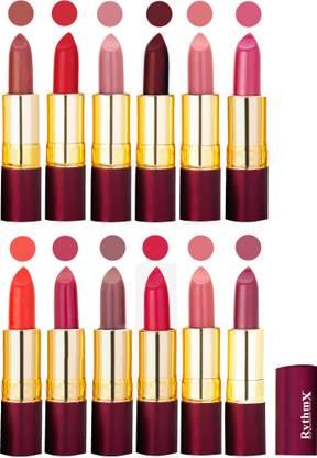 RYTHMX Dry Matte Lipstick Combo Set Of 12 Pcs 116
