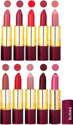 RYTHMX Matte Lipstick Set Of 10 Pcs 89