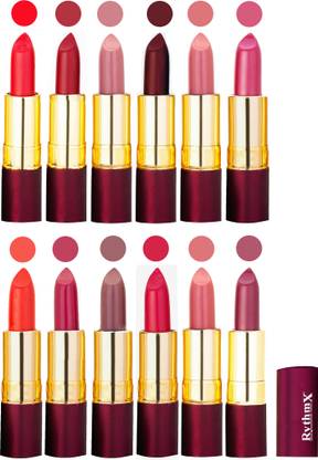 RYTHMX Dry Matte Lipstick Combo Set Of 12 Pcs 115