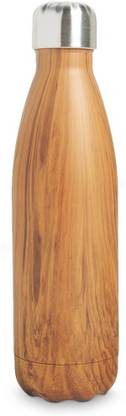 Shadow Fax Water Flask with Double Wall in wooden Look 100 ml Flask