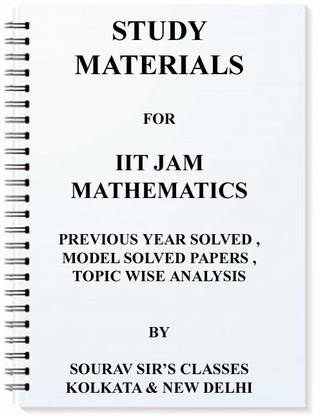 Iit जैम मैथमैटिक्स कम्पलीट स्टडी मटेरियल्स विथ सॅाल्व्ड मॉडल पेपर्स + प्रीवियस ईयर सॉल्यूशन+मॉक टेस्ट