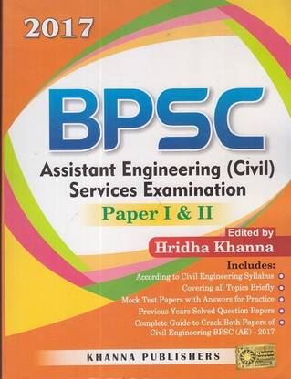 BPSC Assistant Engineering (Civil) Services Examination Paper I & II