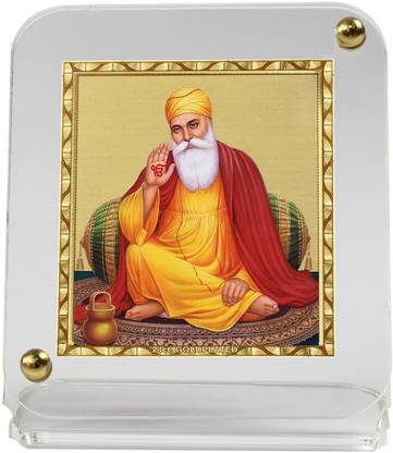 Eknoor Guru Nanak Dev Ji Decorative Showpiece  -  8 cm