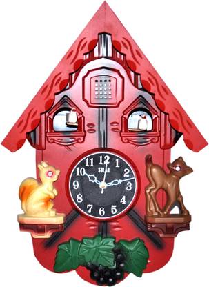 solar quartz Analog 30 cm X 28 cm Wall Clock