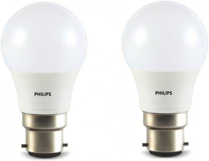 PHILIPS 4 W Basic Round B22 LED Bulb