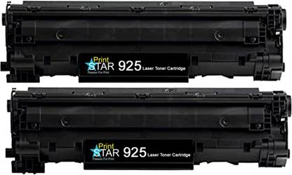 PrintStar 925 Black Toner Cartridge Pack of 2 Compatible for Canon Laser Shot LBP6018B, Canon imageCLASS MF3010 Black Ink Toner