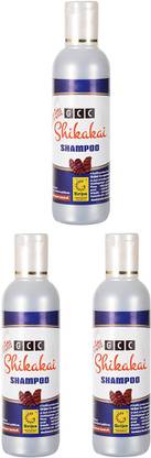 GCC GIRIJAN NATURALLY PURE Shikakai Shampoo, 80 ml (Pack of 3)