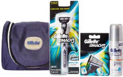 Gillette mach-3 turbo shaving kit