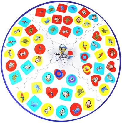 Trinkets & More - Reaction Training Unique Board Game | For Kids and Adults Party & Fun Board Game