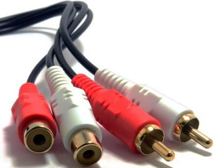 TPR Speaker Extension Cable 10Mtrs RCA Wire Connector
