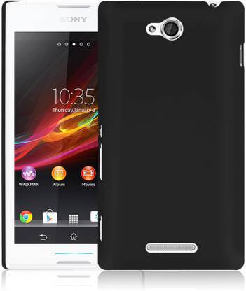Cubix Back Cover for Sony Xperia C C2305 (Black) SKS CUBIX-HC052-BLK-Xperia-C-C2305